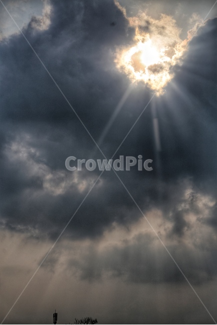 하늘,구름,태양,빛내림,역광,자연,풍경,nature,landscape,light,빛,flare,플레어