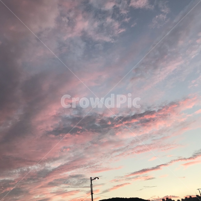 nature,구름,풍경,하늘,노을,outdoors,옥외,자연