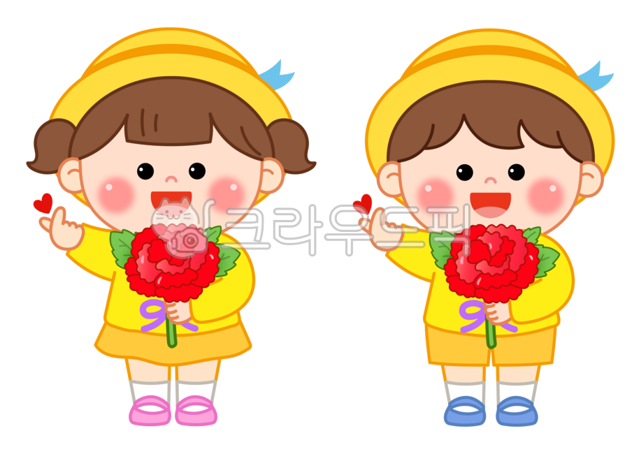 Carnation,carnation illustration,Parents' Day,Teachers' Day,Family Month,May,flower,gratitude,grace,love,I love you,thank you,daycare,kindergarten,hand heart,children,cute,children's character,carnation,flower,redcarnation,