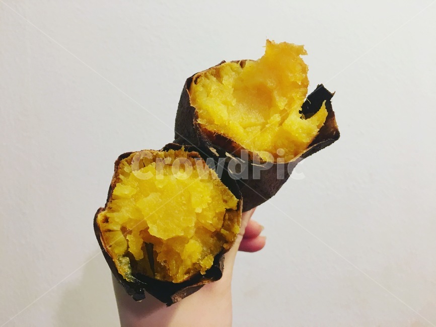 고무마,손,음식,분위기,배경,sweet