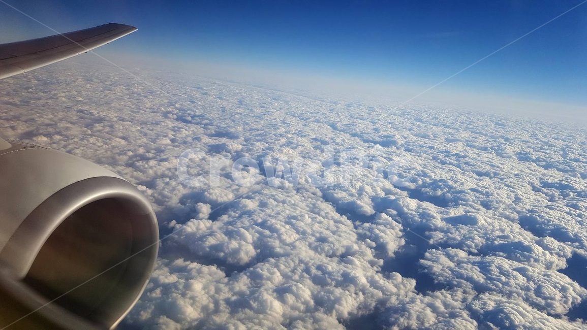뭉게구름,파란하늘,하늘,구름,비행기,창밖,여행,휴가,traveling,vacation,trip