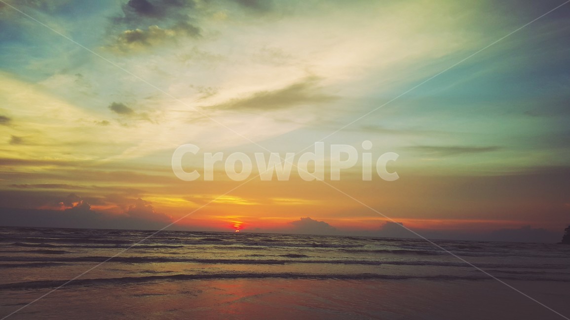 석양,일몰,구름,해변,노을,태양,하늘,붉은,따스한,적적한,자연,풍경,sunset,동남아,말레이시아,코타키나발루,자연,풍경,nature,landscape,해변,바다,beach,sea,outdoors,옥외,dusk,황혼,dawn,새벽,sky,red sky,붉은 하늘