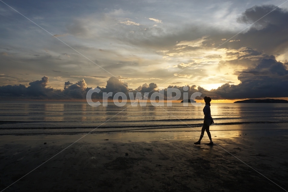 Kota Kinabalu,ocean,nature,sunset,waterfront,Overseas Travel,malaysia,nightfall,travel