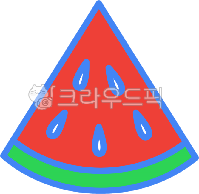 Watermelon Nuki,Watermelon Slice Nuki,summer fruit,watermelon slice,fruit,watermelon,watermelon illustration,summer