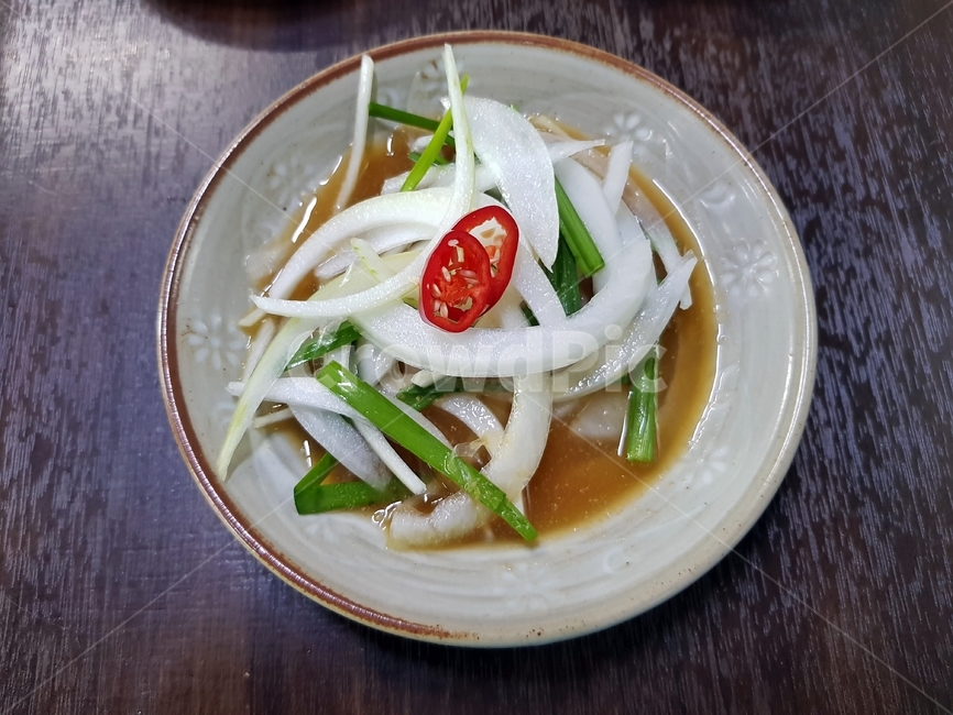 koreanfood,한국요리,반찬,고기,food,양파채,파절임,양파,onion