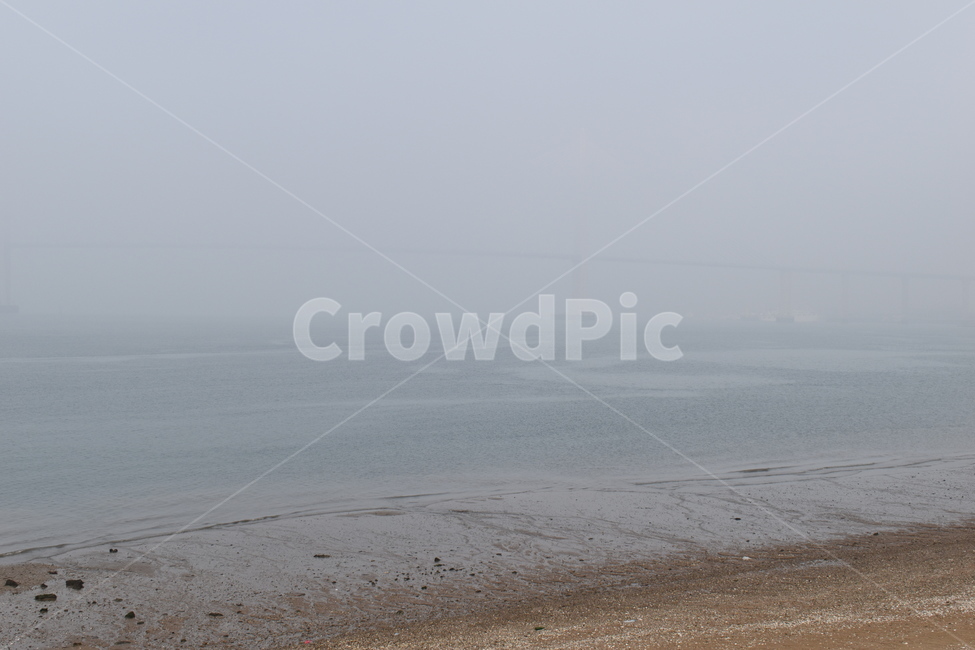 바다,바닷가,모래,안개,날씨,자연,옥외,해변,바다,beach,sea