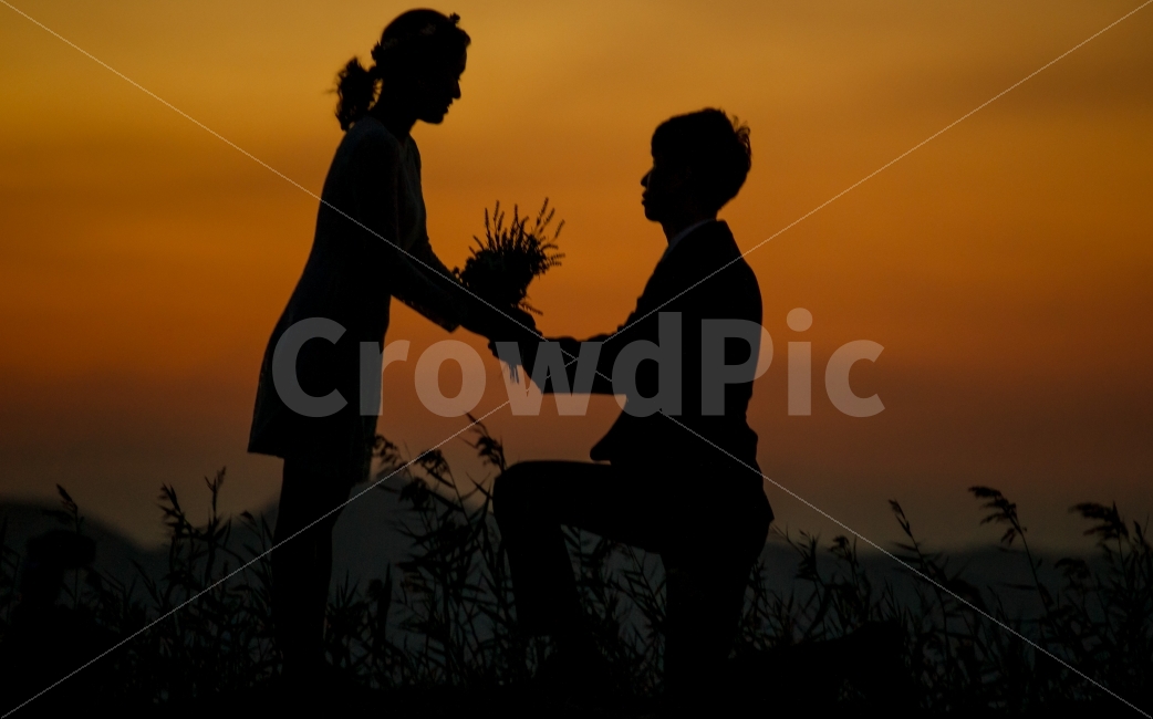 연인,커플,프로포즈,실루엣,석양,노을,사랑,결혼,사람,인물,인간,human,person,연인,커플,사랑,lover,couple,감정표현,기분,feeling,emotion,인물실루엣,사람실루엣,character silhouette,human silhouette,기념일,축하,anniversary,congratulation,celebrate,celebration,연출,컨셉,콘셉,direction,concept,silhouette