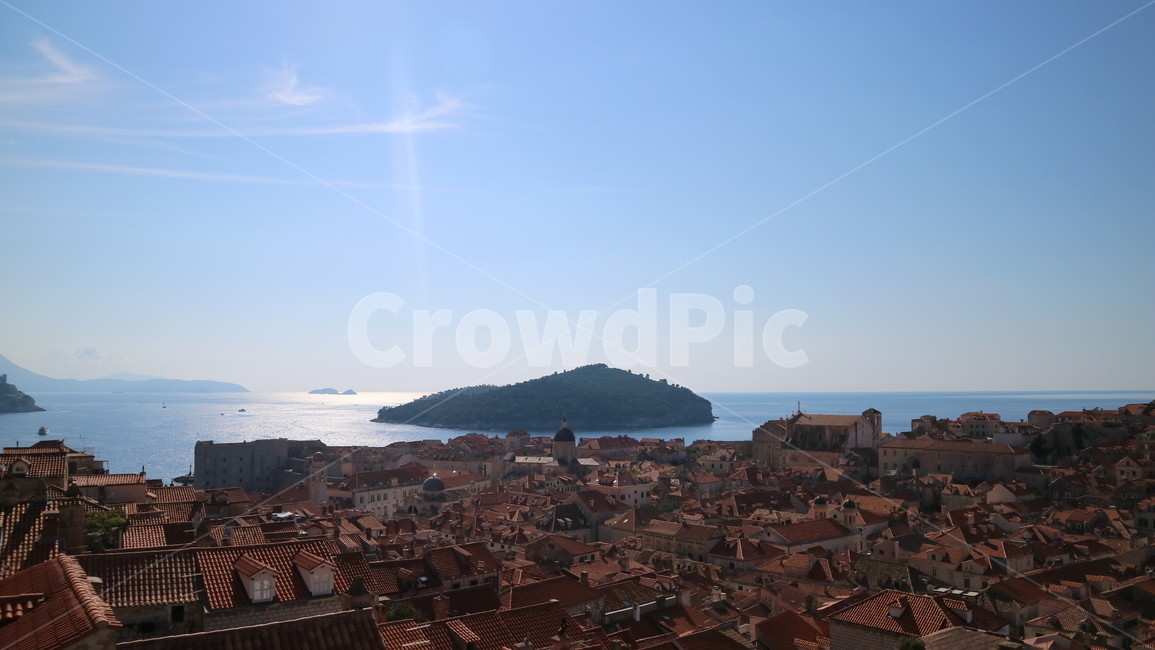 ocean,Eastern Europe,nature,Town,city,sight,europe,Dubrovnik,Croatia