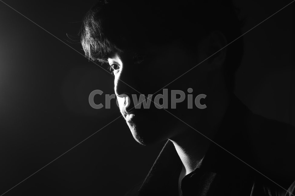 흑백,초상화,남자,셔츠,portrait,자화상,순수