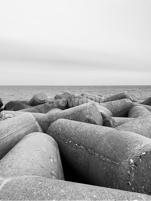 강릉,바다,방파제,sea,흑백,흑백,모노톤,monochrome,black and white