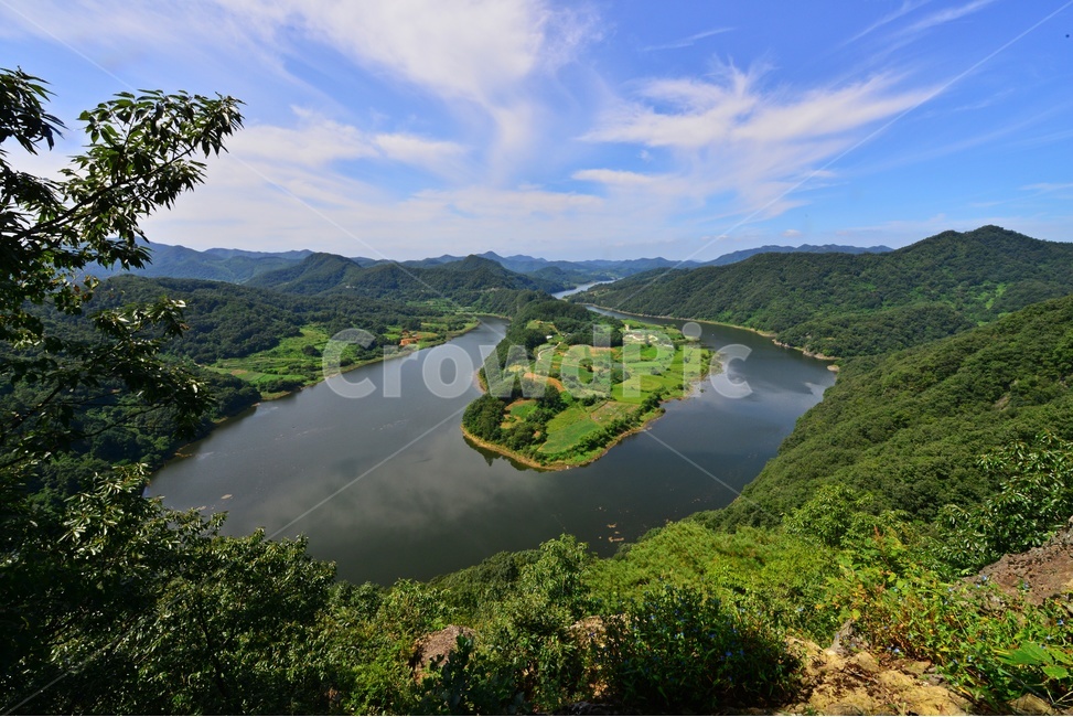 nature,자연,scenery,풍경,outdoors,옥외,landscape,경치,water,물,river,강,임실,국사봉,물돌이,태극물돌이,임실물돌이,임실태극물돌이,하늘,구름,여름,계절