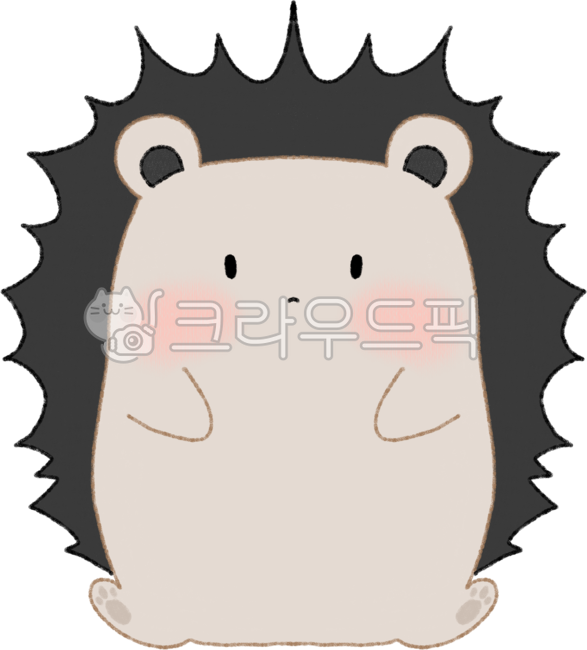 동물,고슴도치,동물얼굴,animal,귀여운
