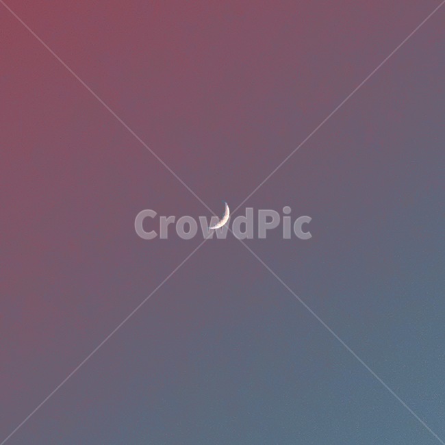달,감성,하늘,배경,배경화면,초승달