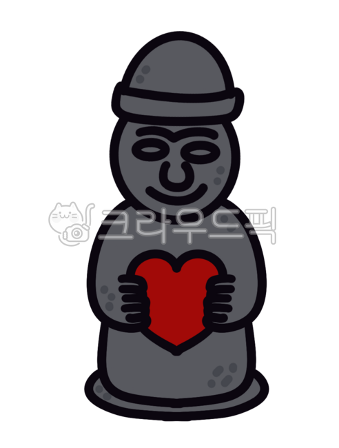 돌하르방,제주,혼자옵세예,제주도사투리,제주도,하트,하트돌하르방,돌하르방캐릭터,캐릭터