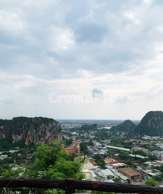 nature,자연,outdoors,옥외,scenery,landscape,경치,베트남,오행산,마을