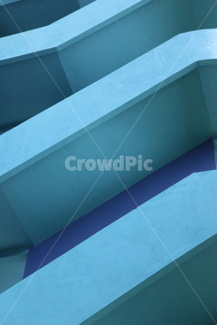 계단,파란색,기하학적,패턴,복잡한,건축물,건물외관,exterior,building,structure,architecture,construction