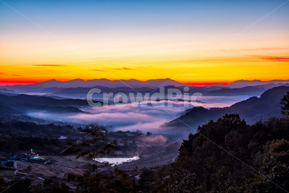 운해,일출,여명,새벽,안개,자연,nature,landscape,자연,풍경,nature,landscape