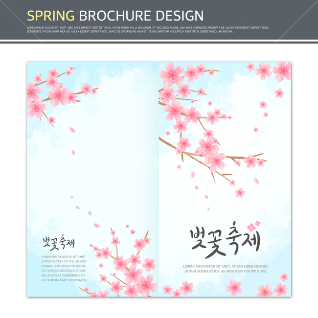 벚꽃,하늘,구름,캘리,캘리그라피,손글씨,펜글씨,봄,감성,표지,전단지,브로슈어,카달로그,봄,계절,spring,season,식물,자연,plants,nature,꽃,flower,그래픽,일러스트레이션,graphic,illustration,캘리그라피,손글씨,calligraphy