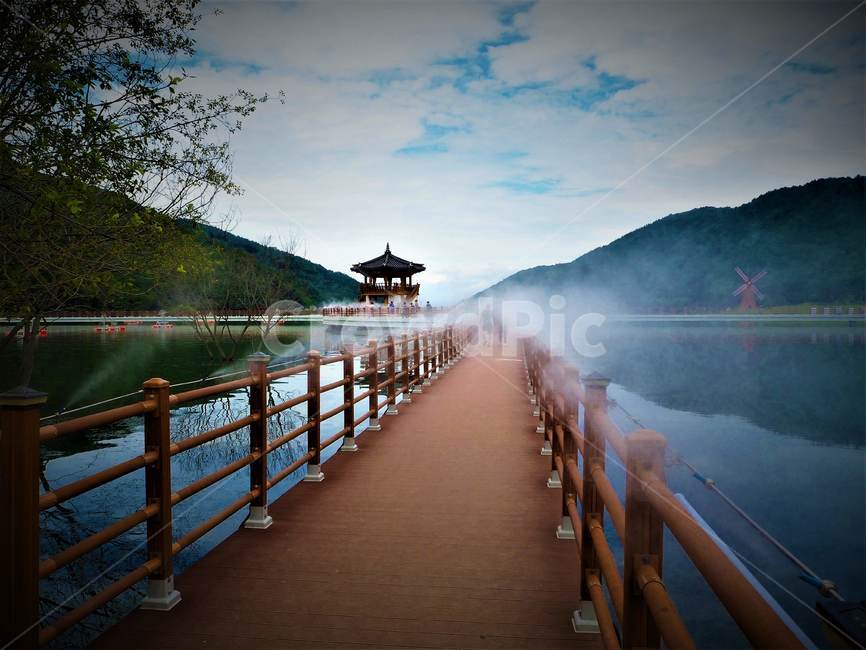 banister,공원,난간,water,물,bridge,waterfront