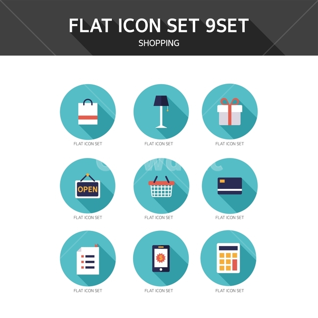 shopping bag,Credit card,gift box,light,A calculator,icon,Flat icon,Pictogram,Smartphone,shopping basket