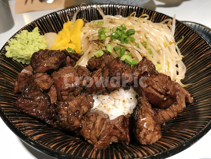 음식,food,요리,고기,덮밥,숙주,와사비,고기덮밥,맛집,고화질