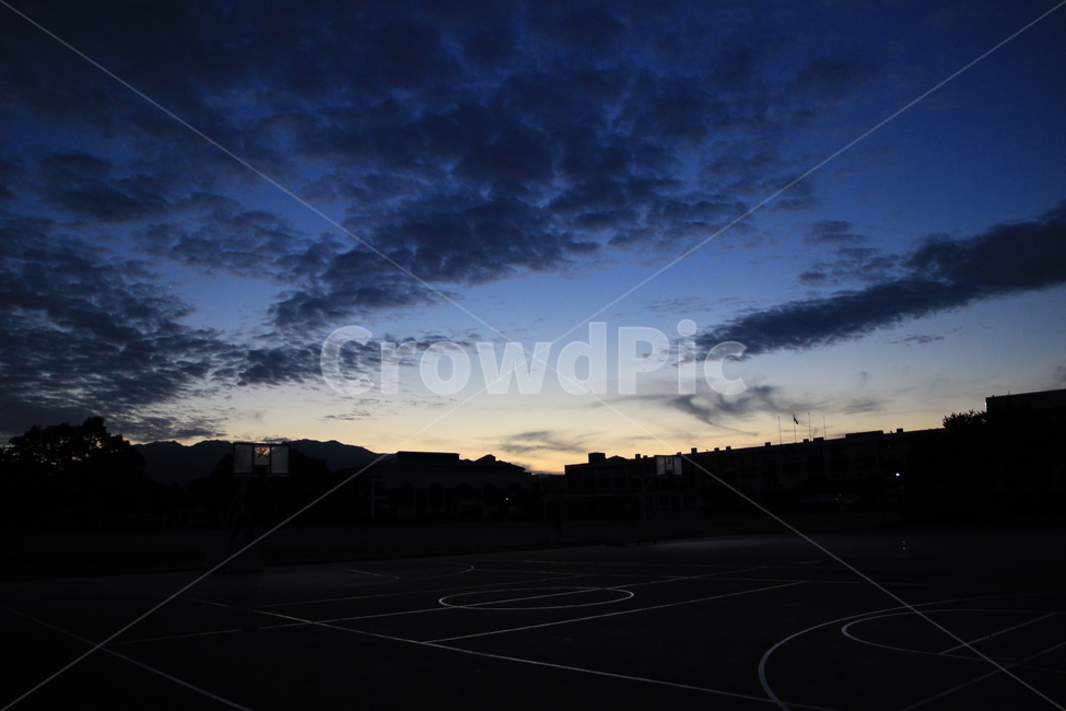 일몰,일몰하늘,일몰풍경,해질녘,해질녘풍경,자연,풍경,nature,landscape,sport,스포츠,team sport,팀 스포츠,basketball,농구,sports,basketball court,농구장,team,팀