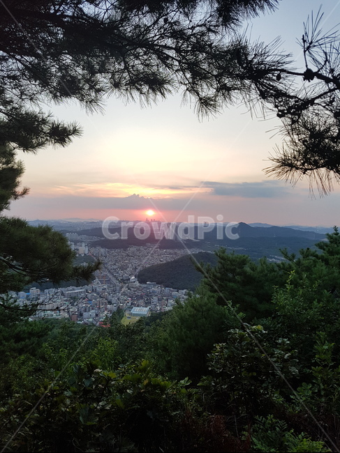 석양,sunset,산정상,topofthemountain,노을,저녁