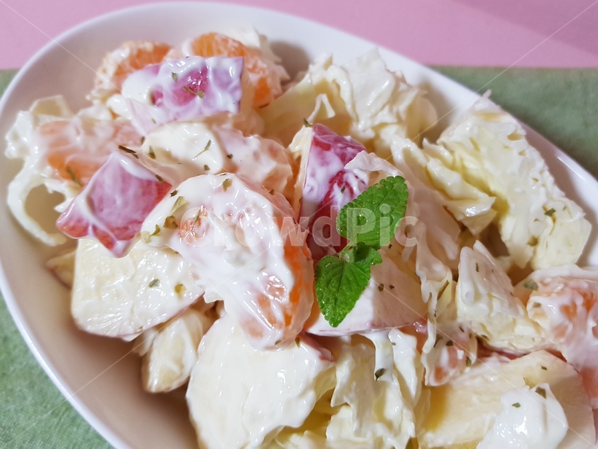 과일사라다,샐러드,사과사라다,사과,귤,마요네즈,음식,식재료,요리,food,cook,meal,dishes,food reserves