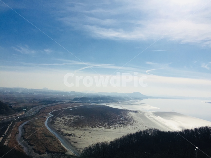 하늘,풍경,푸른하늘,우리나라,통일전망대,자연,풍경,nature,landscape,경치,outdoors,옥외,scenery