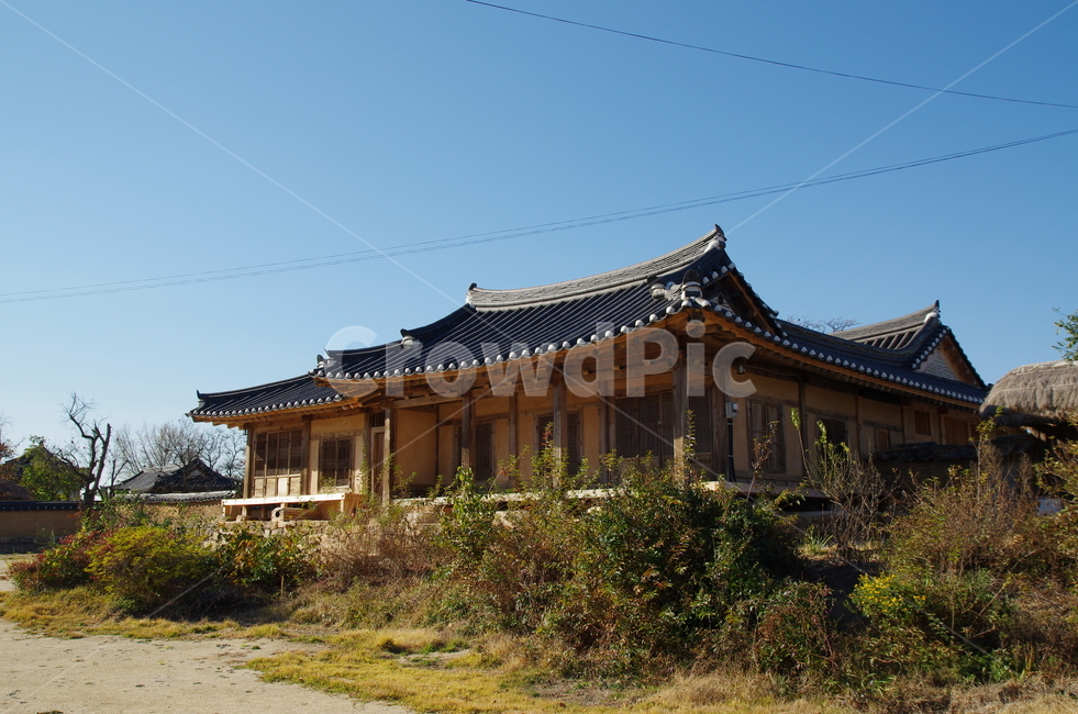 하회마을,경북안동,한옥,가을하늘,유네스코,한국전통,한국문화,korean traditional,korean culture,건축물,건물외관,exterior,building,structure,architecture,construction