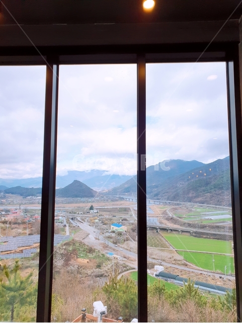 액자,배경,풍경,지리산,구름
