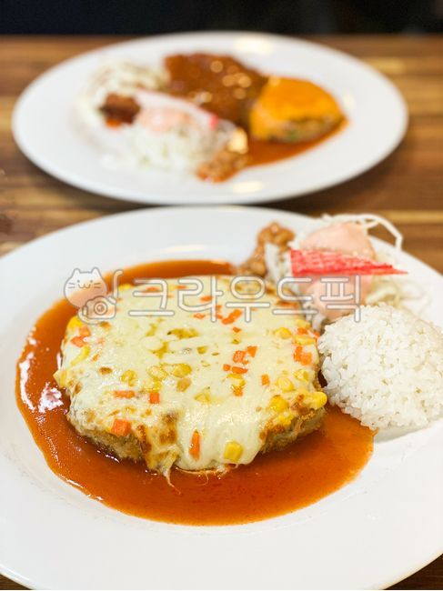 Pork cutlets,Cheese pork cutlet,Oldfashioned pork cutlet,Cabbage Salad,pork cutlet,Light Western food,pork