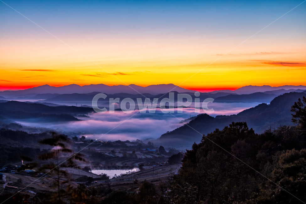 운해,일출,여명,새벽,안개,자연,nature,landscape,자연,풍경,nature,landscape