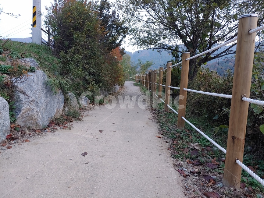 울타리,인도,등산길,산책길,산책