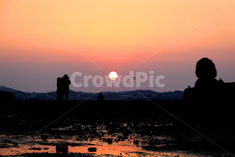 silhouette,바다,석양,노을,풍경,실루엣,자연,풍경,nature,landscape,실루엣,그림자,silhouette,shadow,sunlight,햇빛,outdoors,옥외