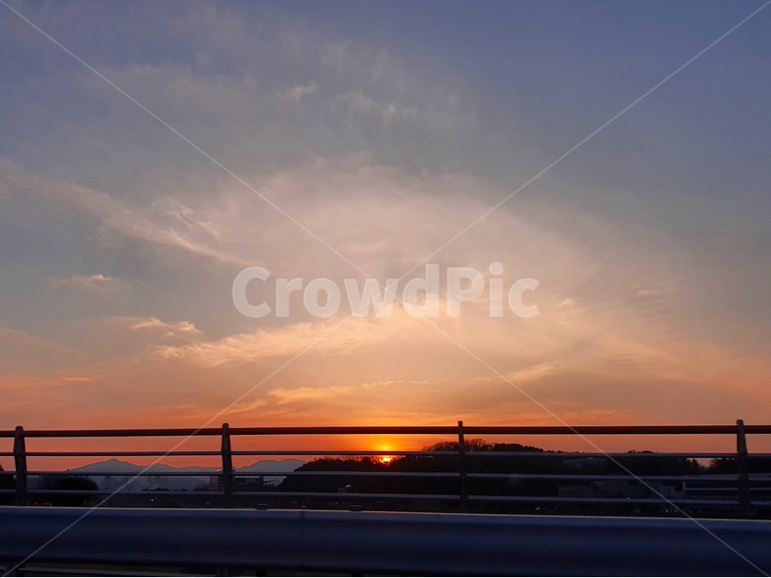 하늘,sky,노을,다리,석양,sunset