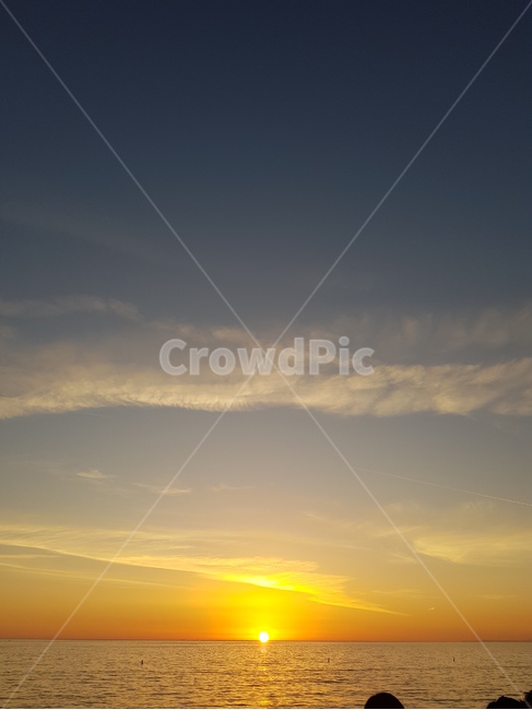 석양,하늘,바다,구름,일몰,sun,beach,sky,sunset,sea,la,santamonica,자연,풍경,nature,landscape,flare,플레어,light,빛,sunlight,햇빛,outdoors,옥외