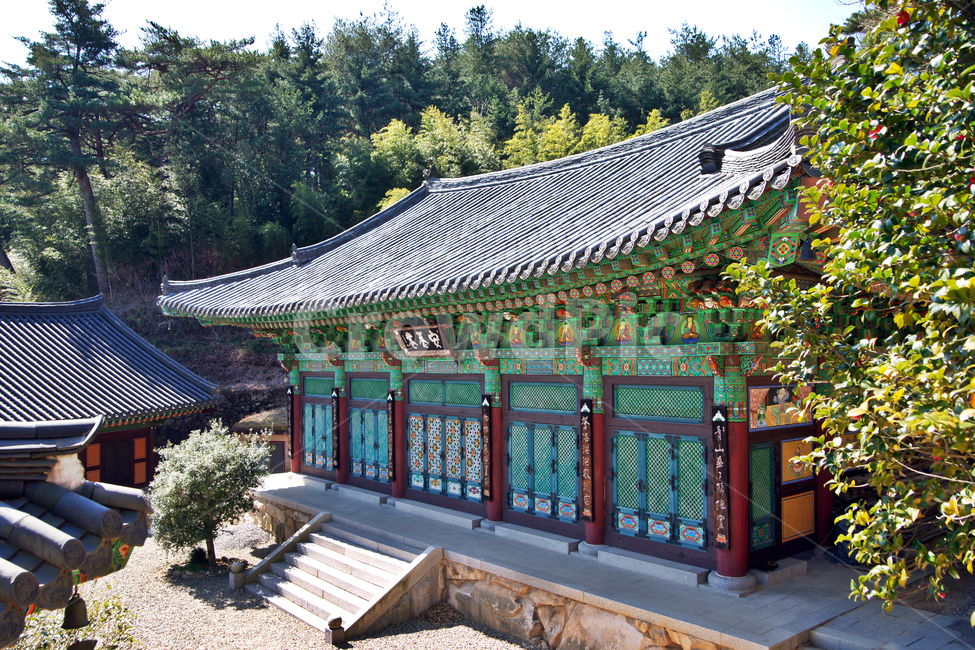대웅전,안양암,통도사,말사,양산,산사,암자,사찰,고건축,아미타불,법당,극락전,한국전통,한국문화,korean traditional,korean culture,종교,신앙,religion,belief,faith,건축물,건물외관,exterior,building,structure,architecture,construction