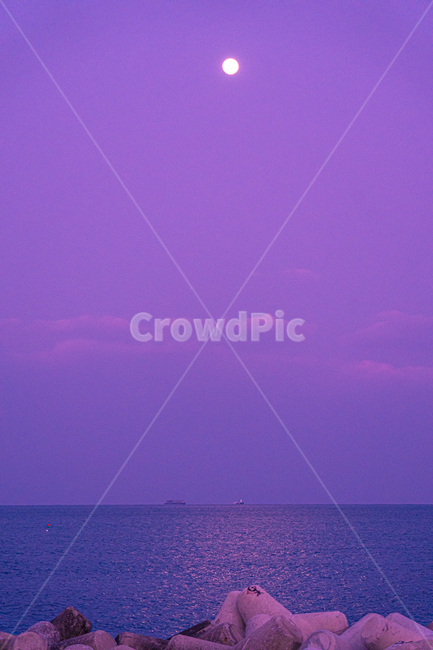 정월대보름,대보름,달,moon,바다,바다하늘