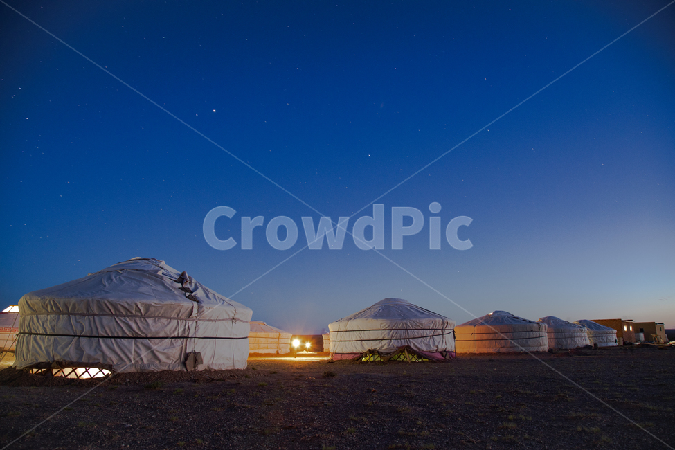 sky,Mongolia,night,clouds,stars,desert,landscape