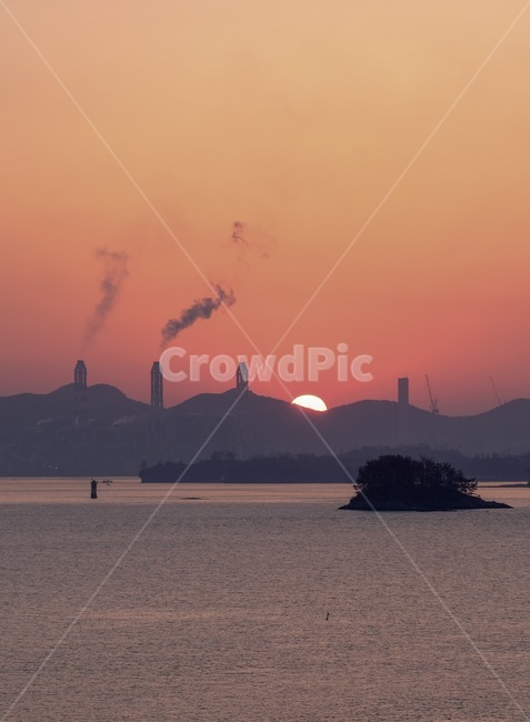 일몰,남해,일출,감성,바다,남해바다,실루엣,그림자,silhouette,shadow,산업,industry,industrial