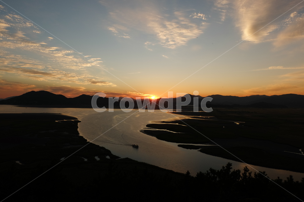 순천만,전망대,노을,갈대,순천,sunset,조각배