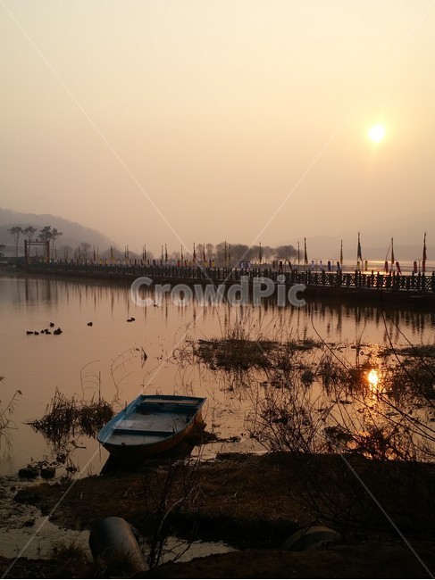 자연,nature,노을,sunset,호수,lake,돛단배,양평,두물머리