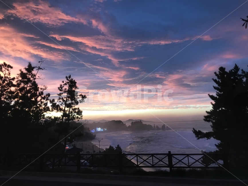 저녁,바다,석양,해,일몰,해무,자연,풍경,nature,landscape,outdoors,옥외