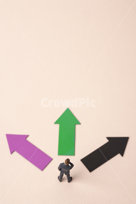 career,arrow,Colorful,idea,concept,sign,concern,twoway,design,man,businessman,profit,Business,direction,decision,method,fork in the road,people,way,creative,fork,crossroads,future,background,success,failure,miniature,challenge,growth,suit,finance,male,con