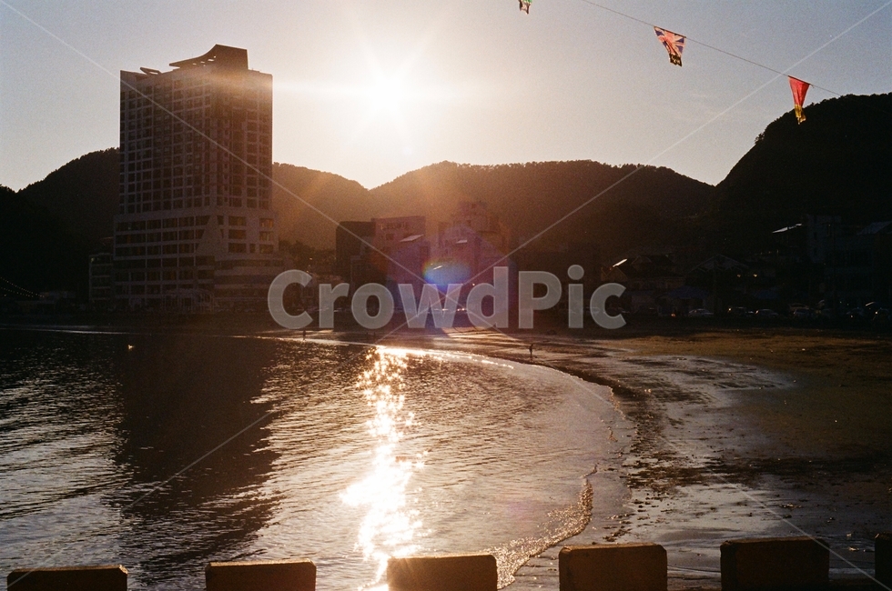 노을,해질녘,sunset,바다,거제도,beach,sunlight,geoje,필름사진,filmphoto,여름,summer