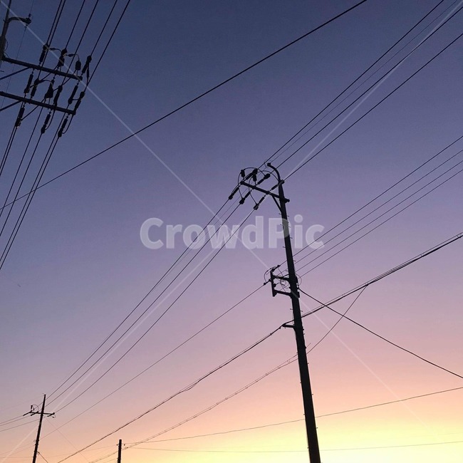 하늘,케이블,cable,전신주,전력선,powerlines,utilitypole
