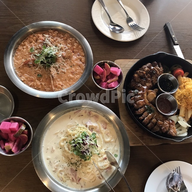 리조또,로제리조또,파스타,크림파스타,삽겹바베큐,바베큐,음식,요리,양식,식사,먹방,음식,식재료,요리,food,cook,meal,dishes,food reserves