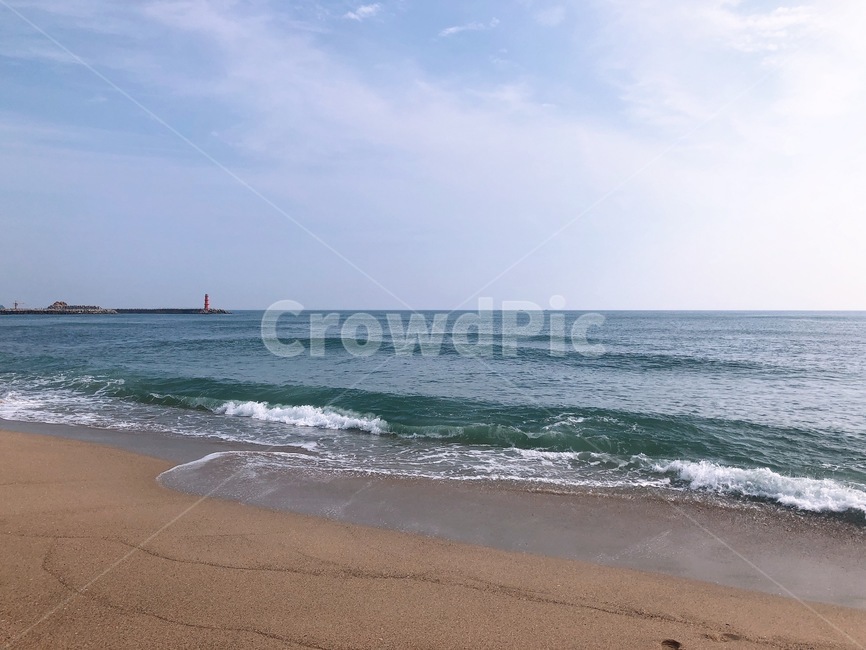 바다,바다풍경,수평선,파도,해변