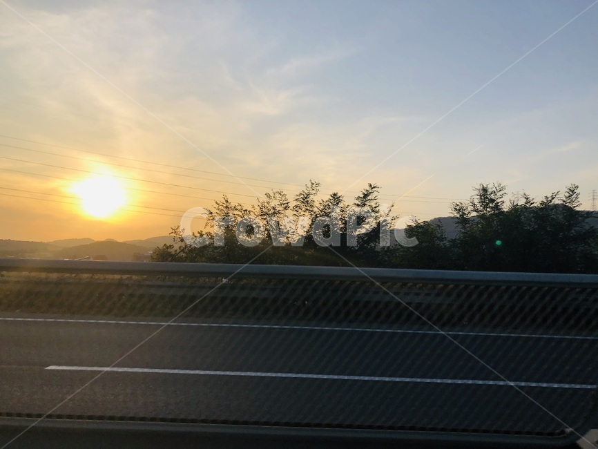 빛,도로,노을,차,배경,자연,풍경,nature,landscape